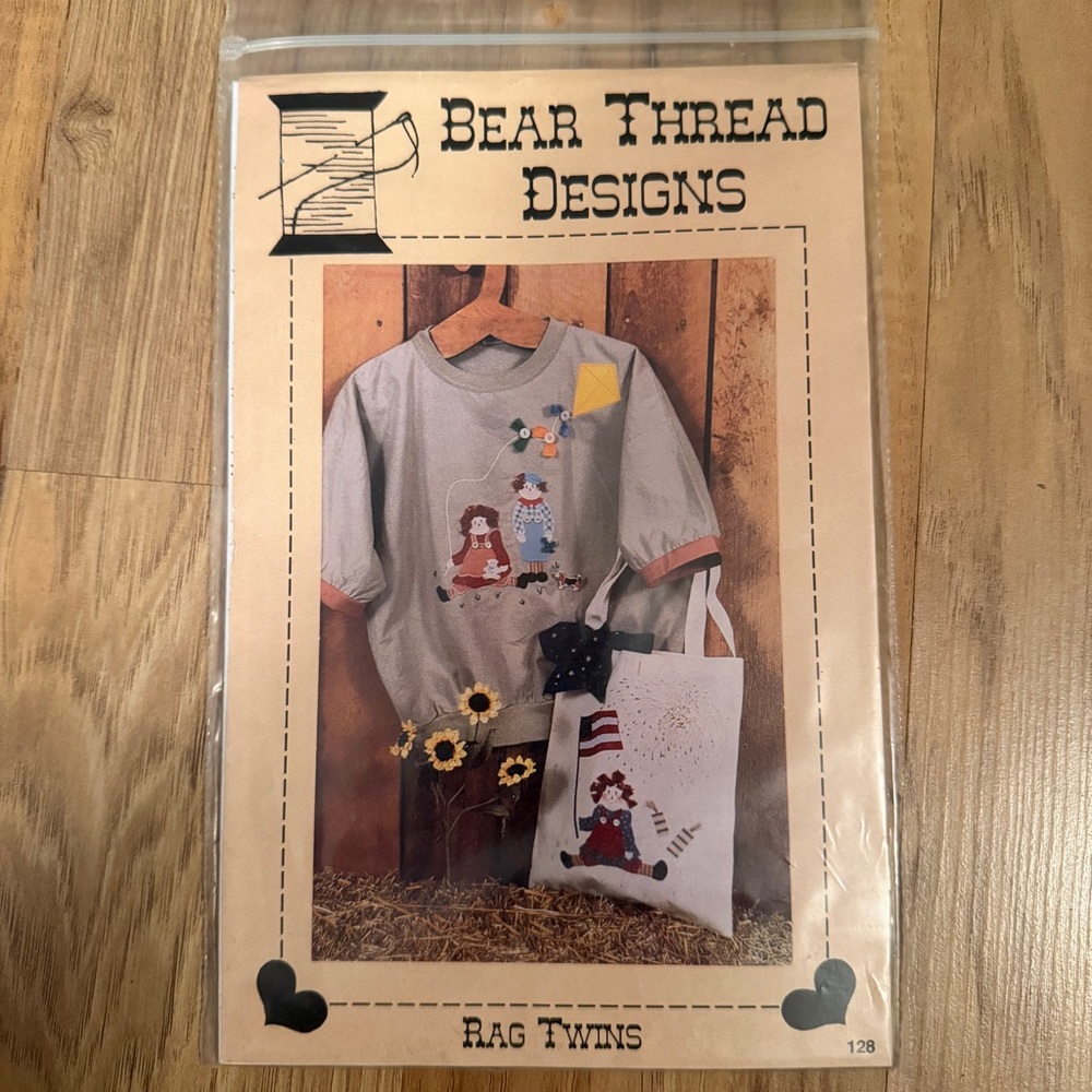 New Bear Thread Designs “Rag Twins” #128 Uncut